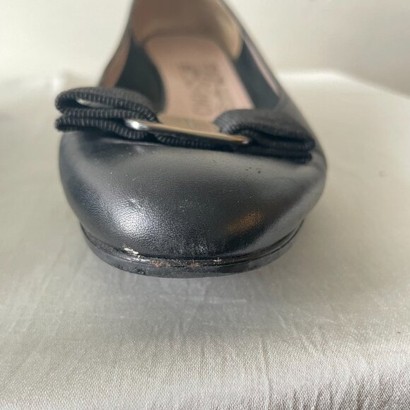 Salvatore Ferragamo 1.1inch Leather Pumps - Picture 7 of 9